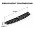 Feniex Quantum 2.0 Interior Visor Light Bar Dimensions
