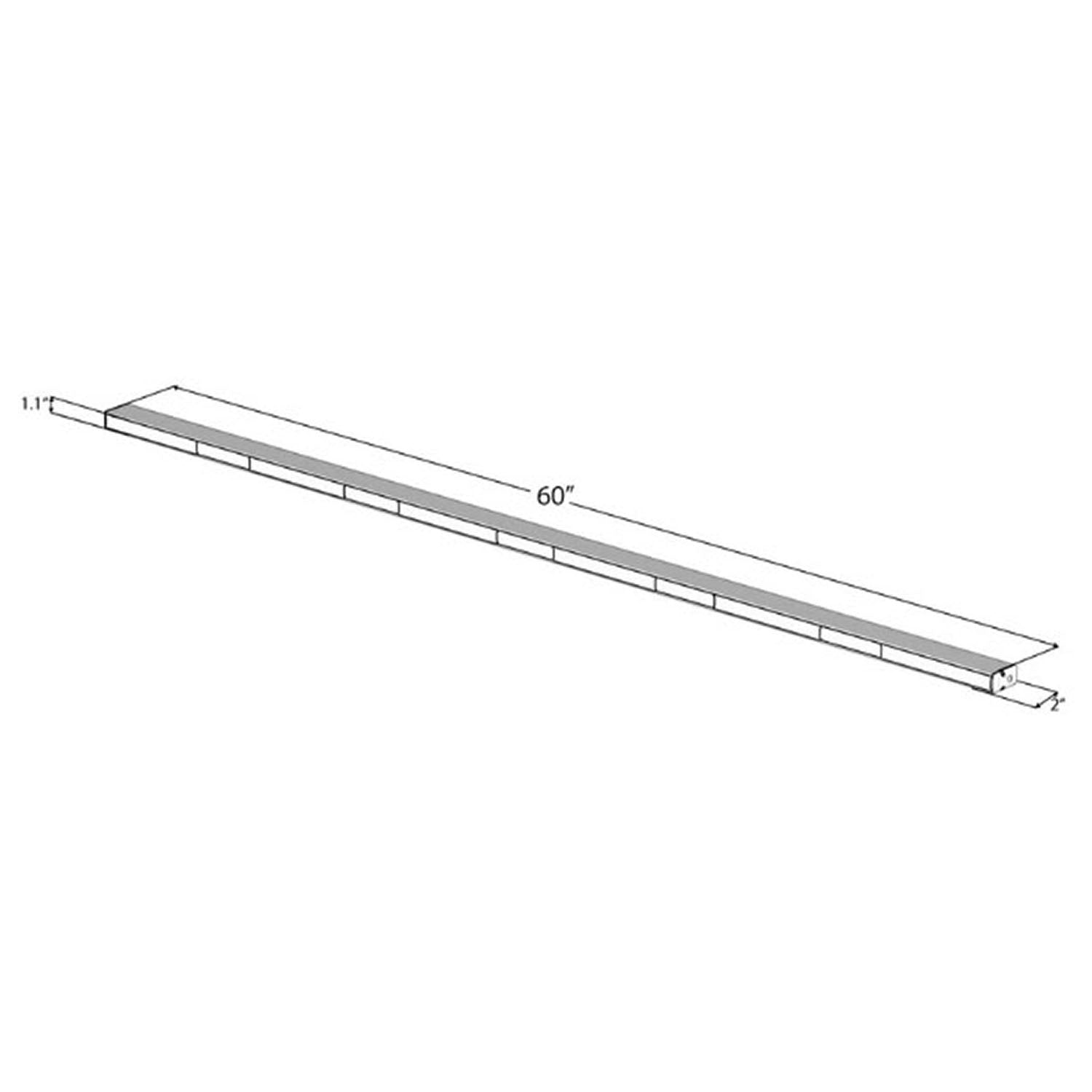 Ceptor TIR 60" LED Running Board Light Stick Dimensions