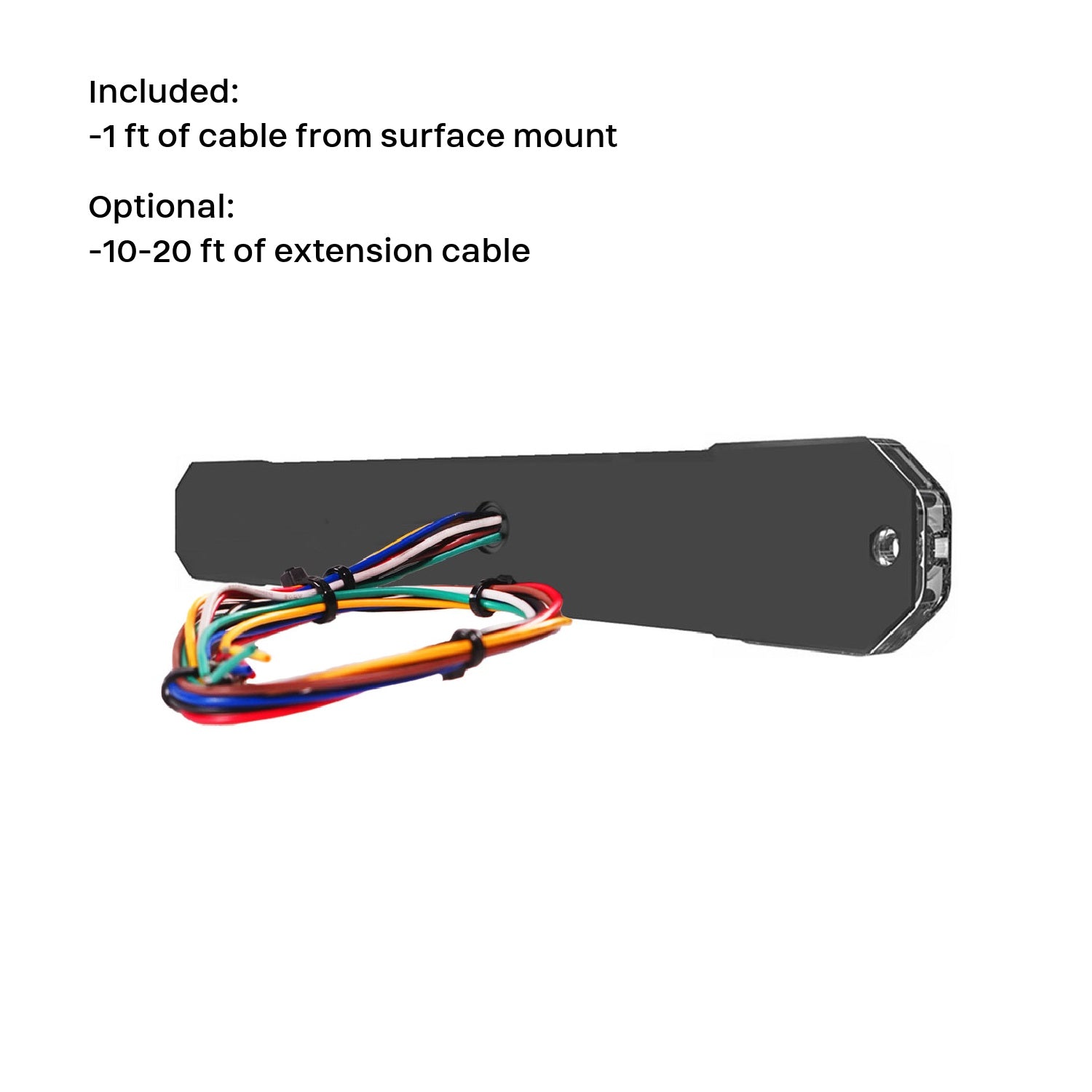 Z-12 TIR LED Surface Mount Warning Light Head Back