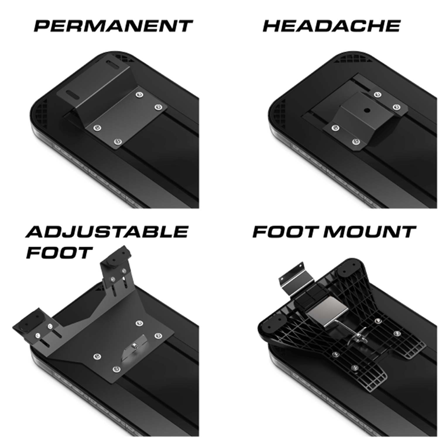 Feniex Quantum 2.0 60" GPL Light Bar Mounts