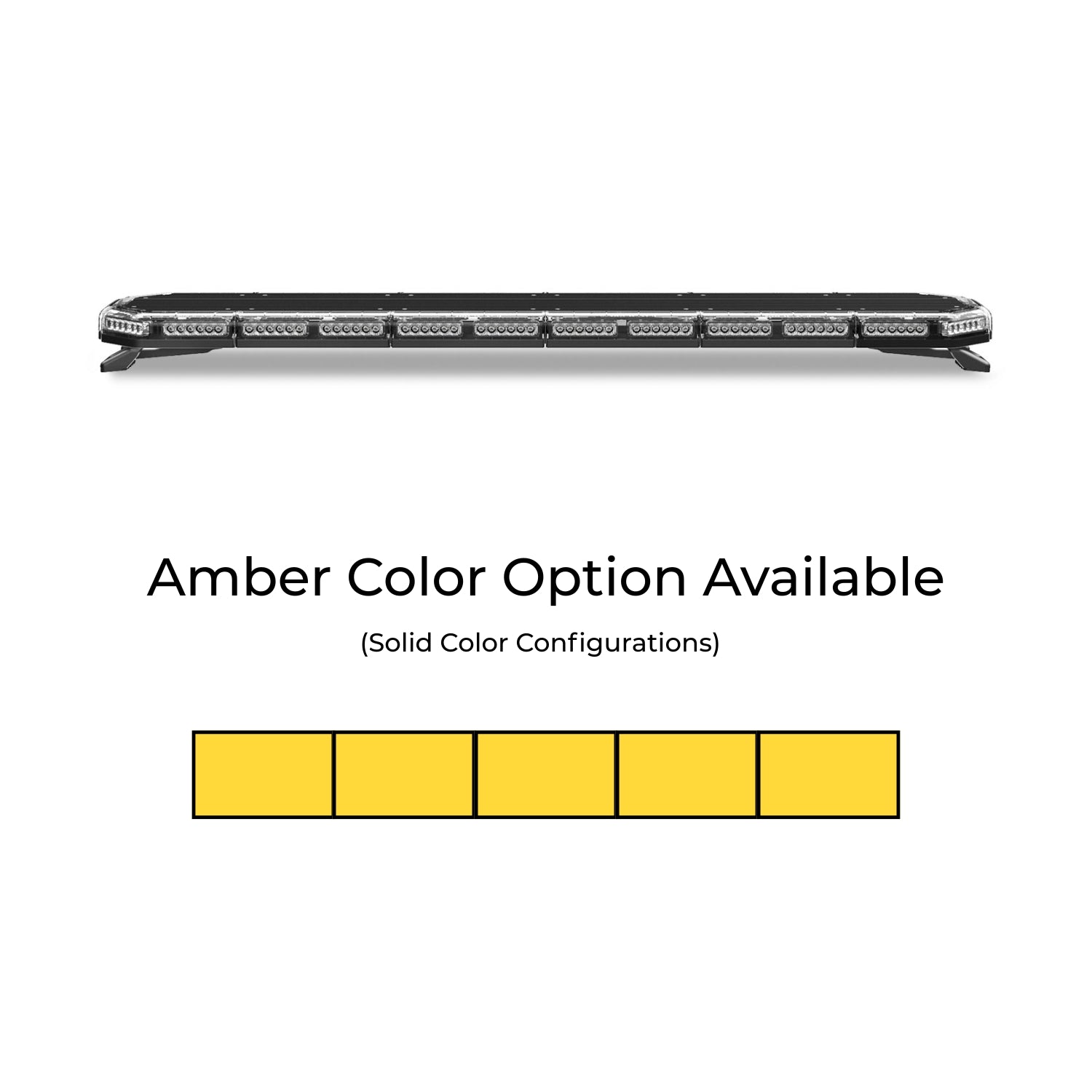 K-Force 55 TIR Wrecker LED Tow Light Bar Colors