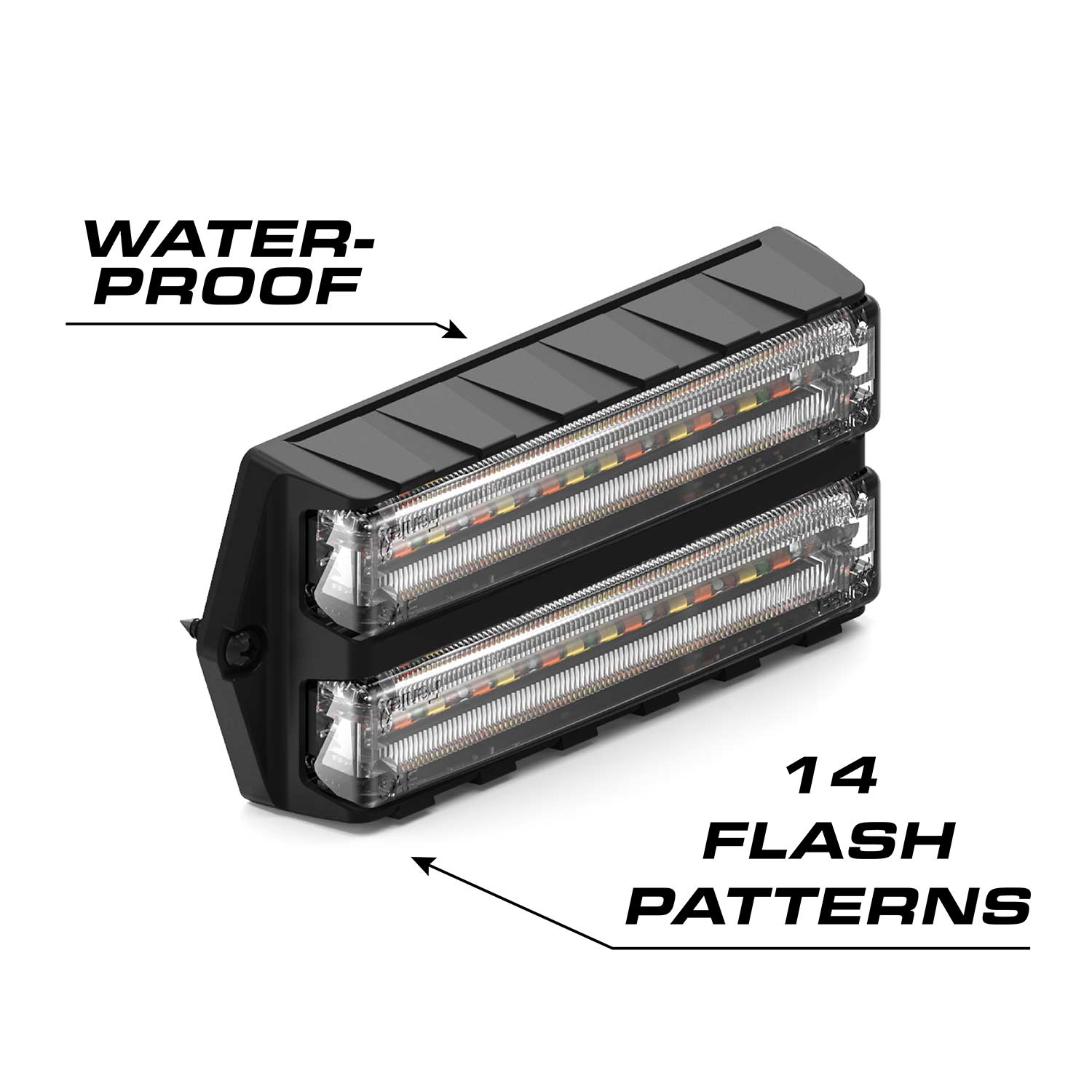 Feniex Q Series Dual Vertical Surface Mount LED Grille Light