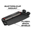 Feniex Q Series 2X Dash Light Bar Suction Cup Brackets