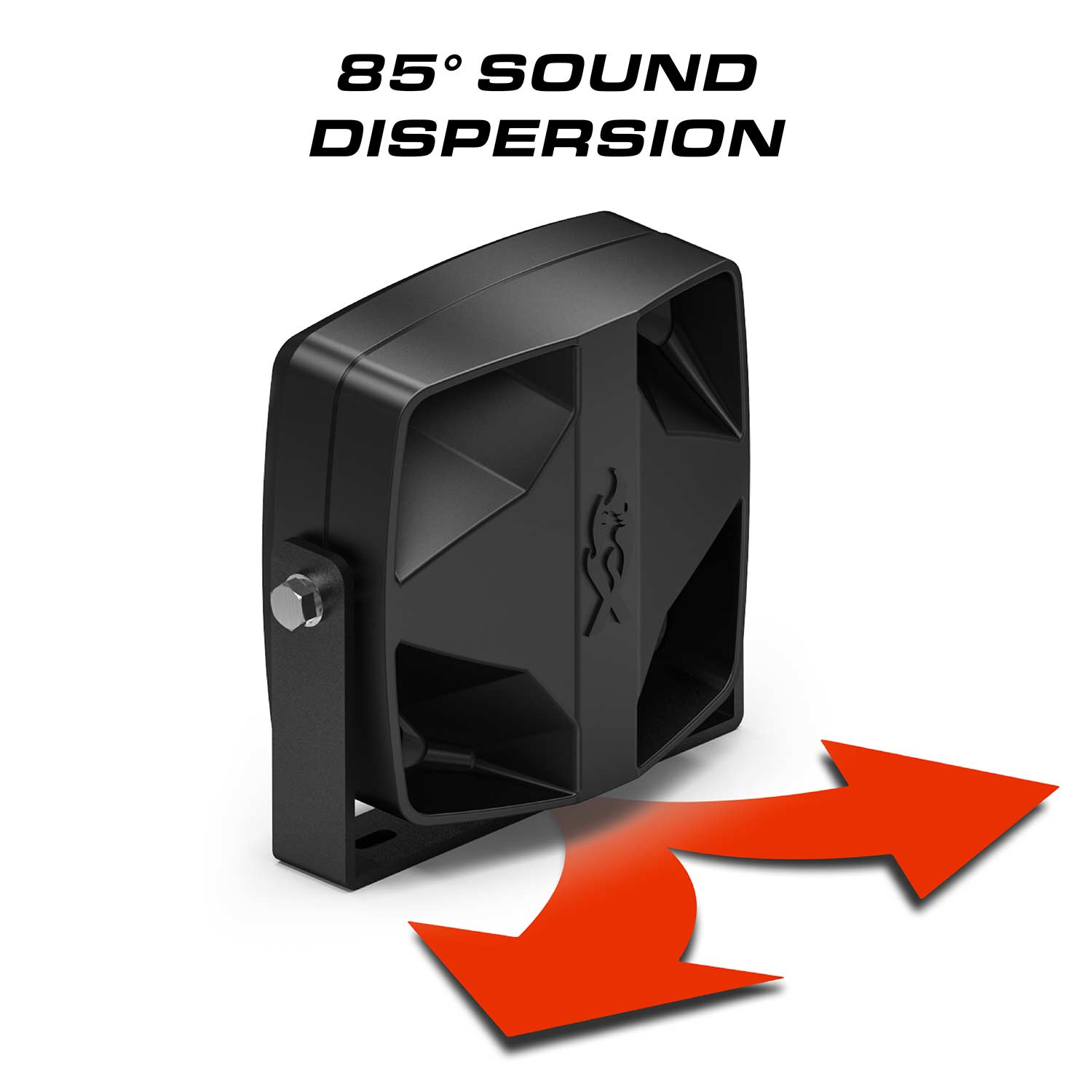 Feniex Vanguard 100-Watt Speaker Dispersion