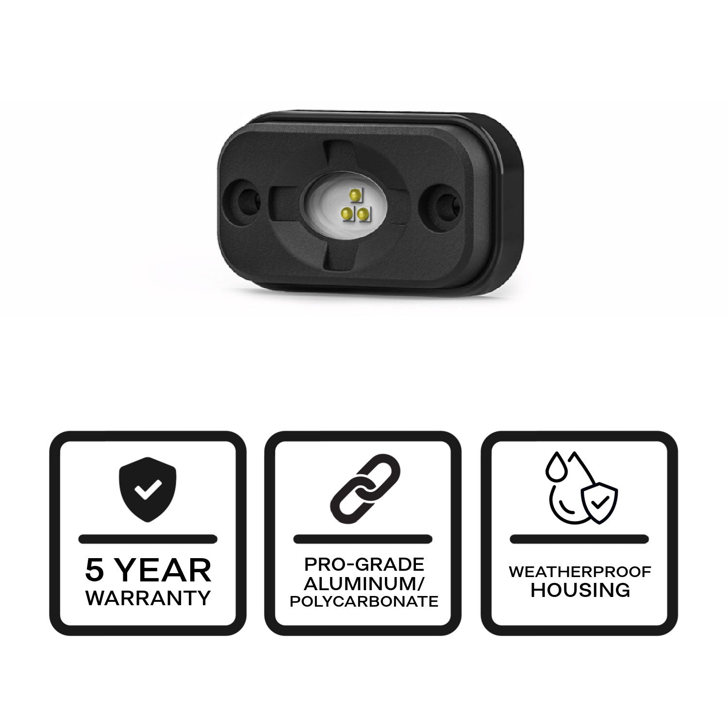 Micro Carbine® Off Road LED Rock Light & Surface Mount