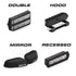 Feniex Q Series Thick LED Surface Mount Grille Light Mounting