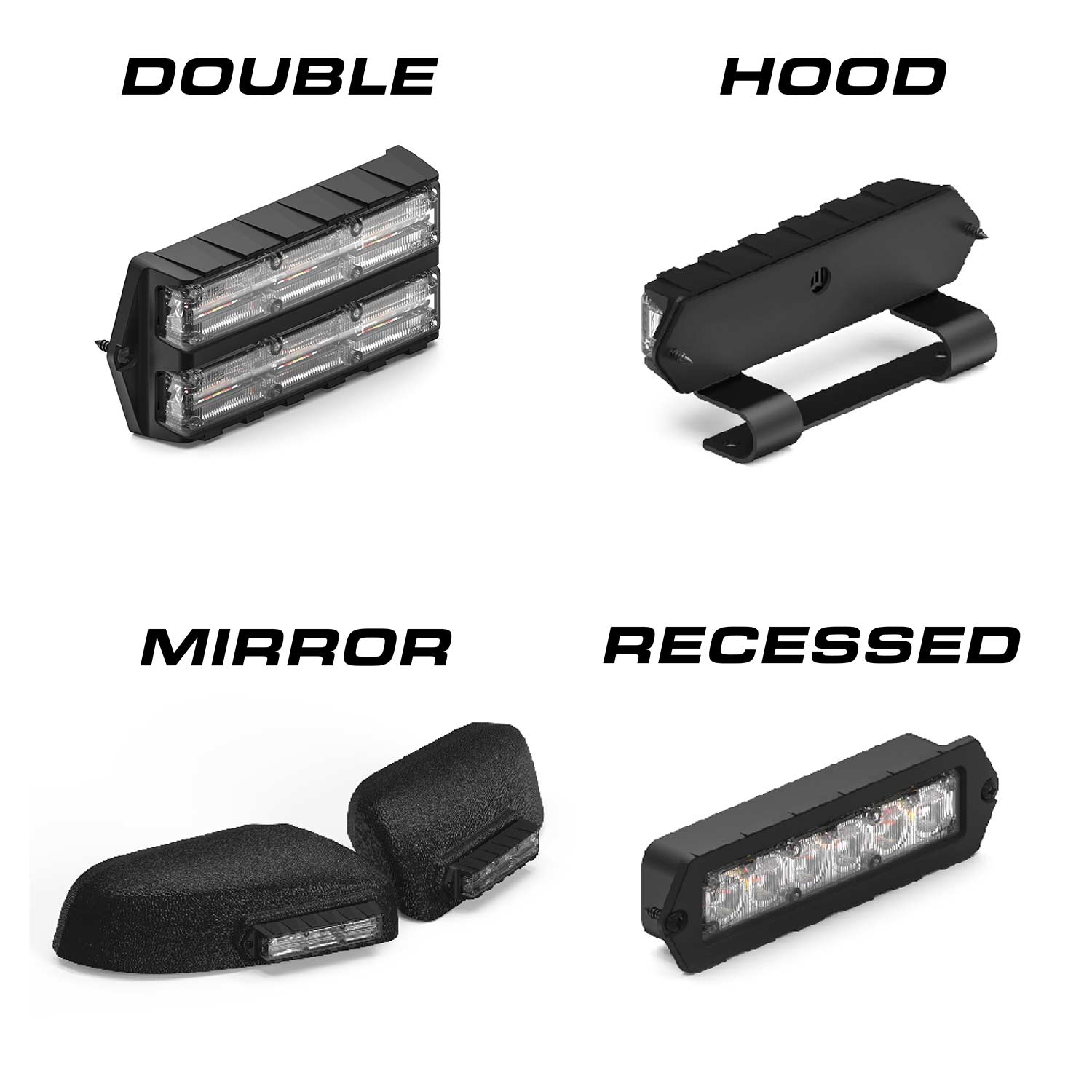Feniex Q Series Thick LED Surface Mount Grille Light Mounting