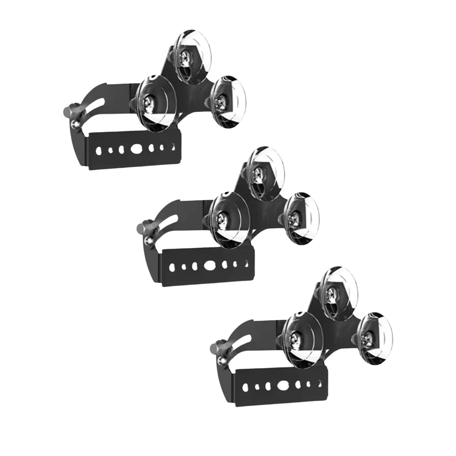 90° Suction Cup Brackets (3 Pack)