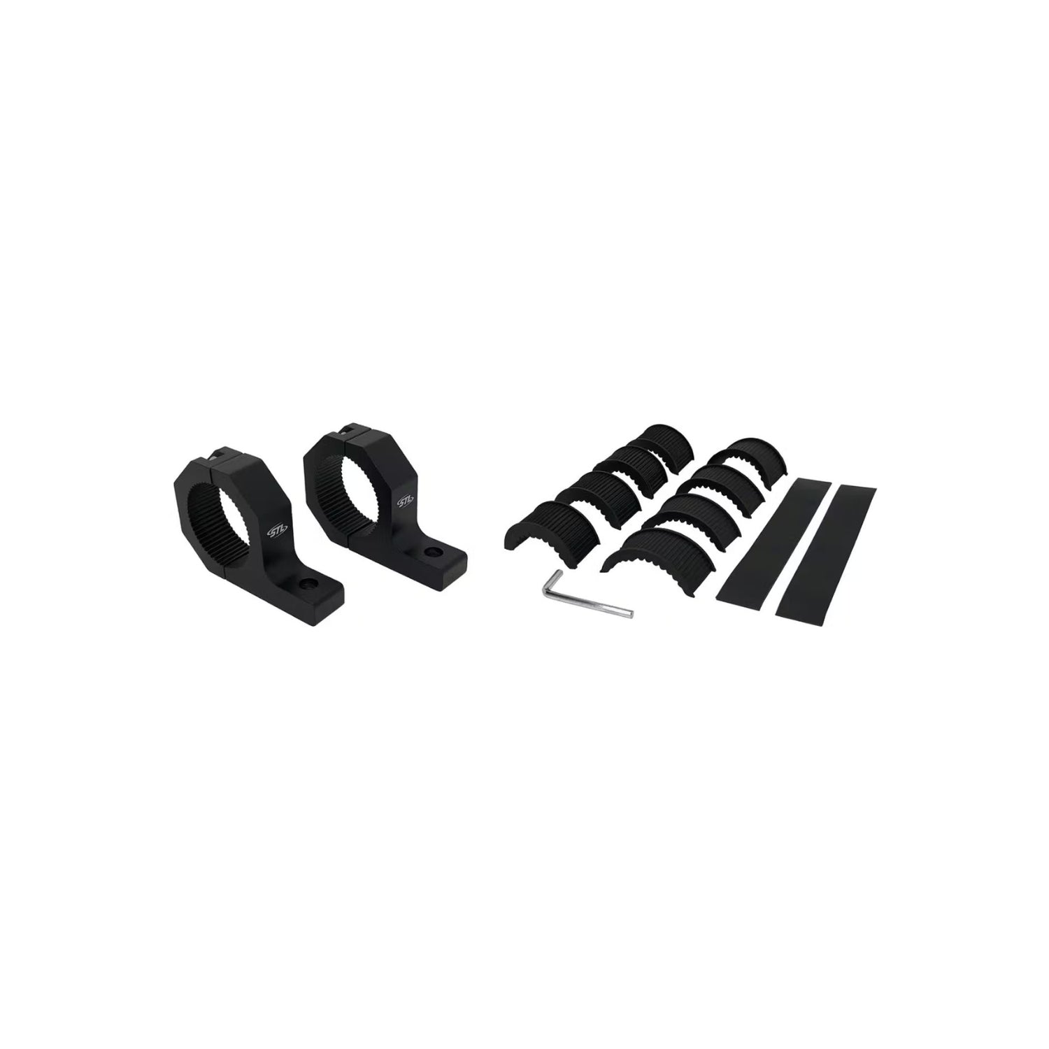 Off Road Light Bar Pole Mount Brackets Pair Work Lights