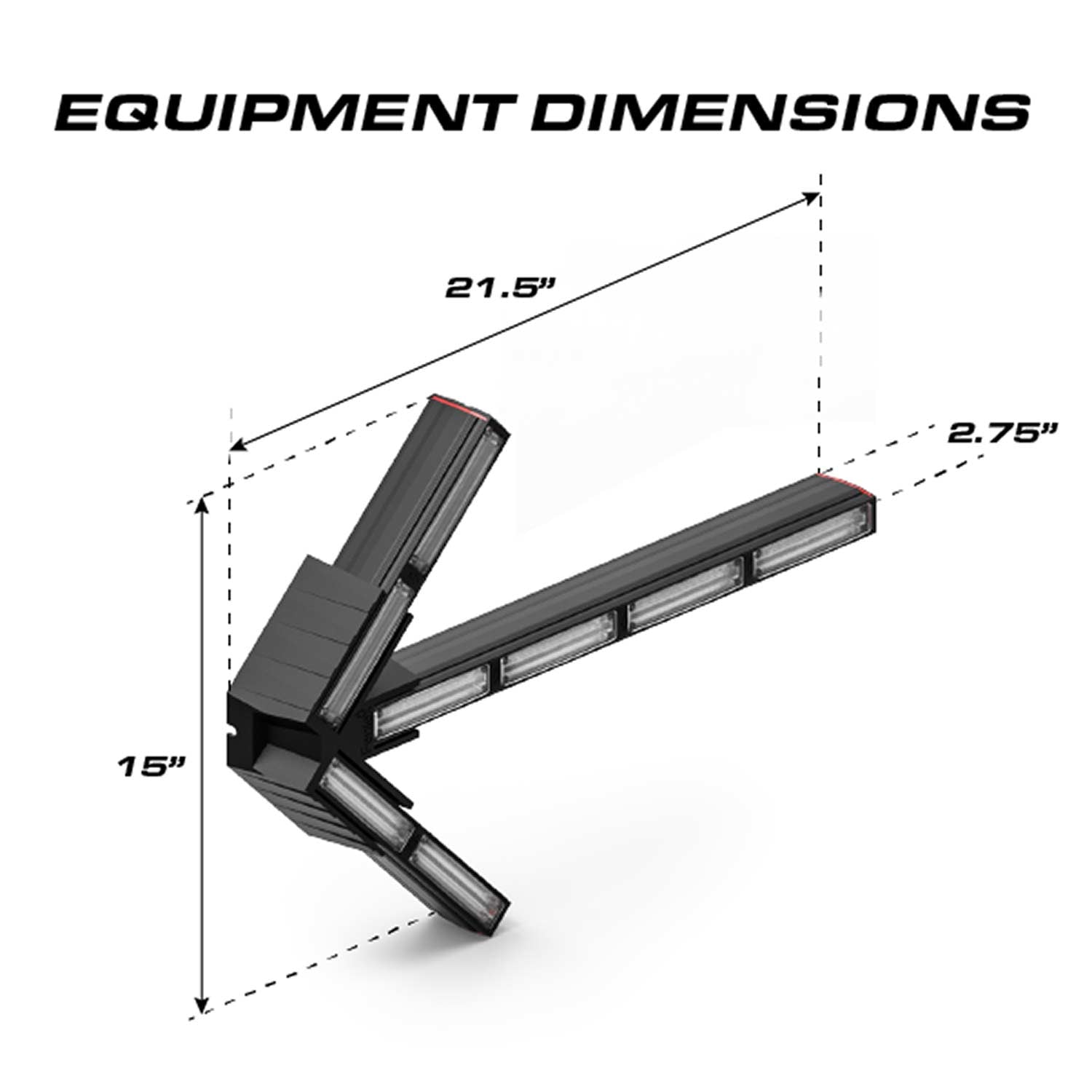 Feniex Quantum 2.0 Split Arrow Board Dimensions
