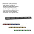 Striker-6 TIR LED Traffic Advisor Light Bar 6 Head Back