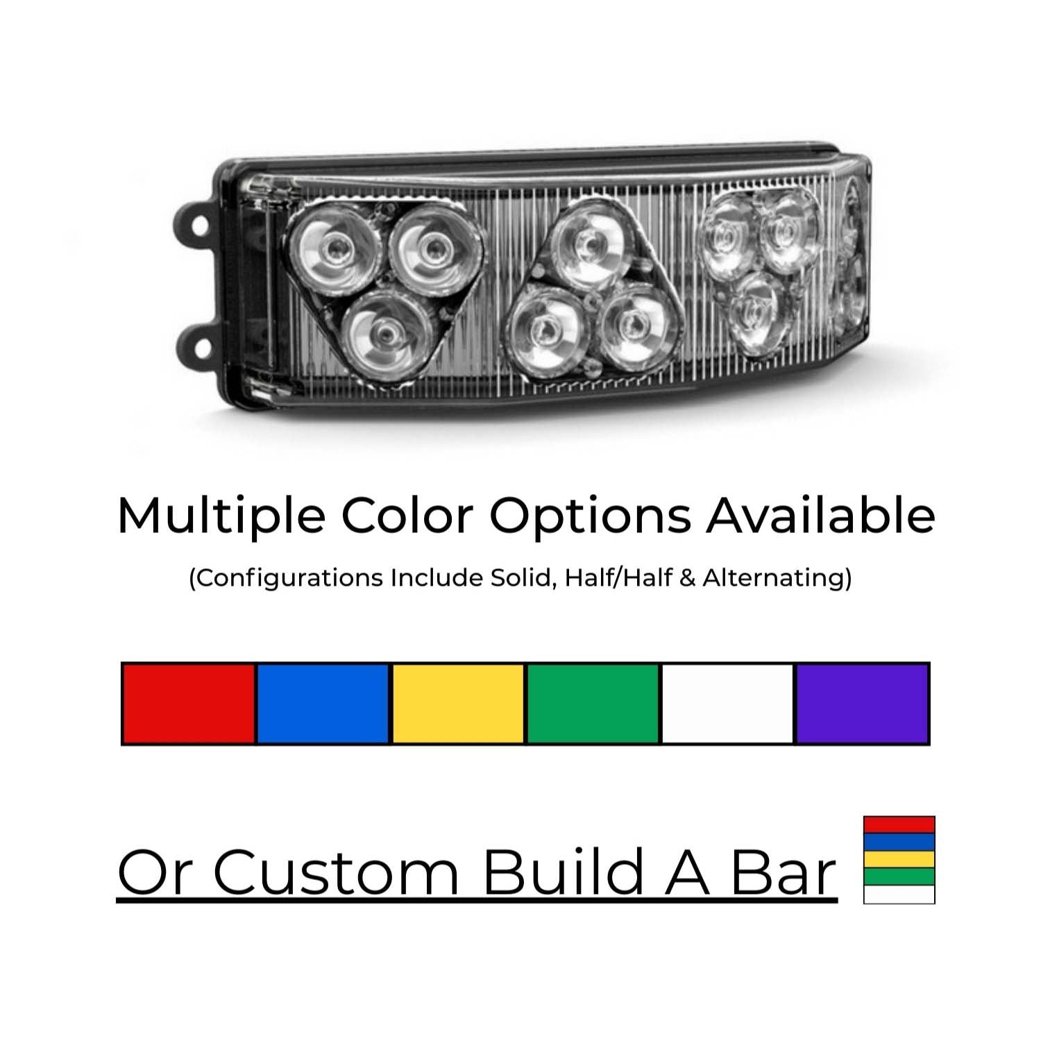 Half Octo LED Surface Mount Color
