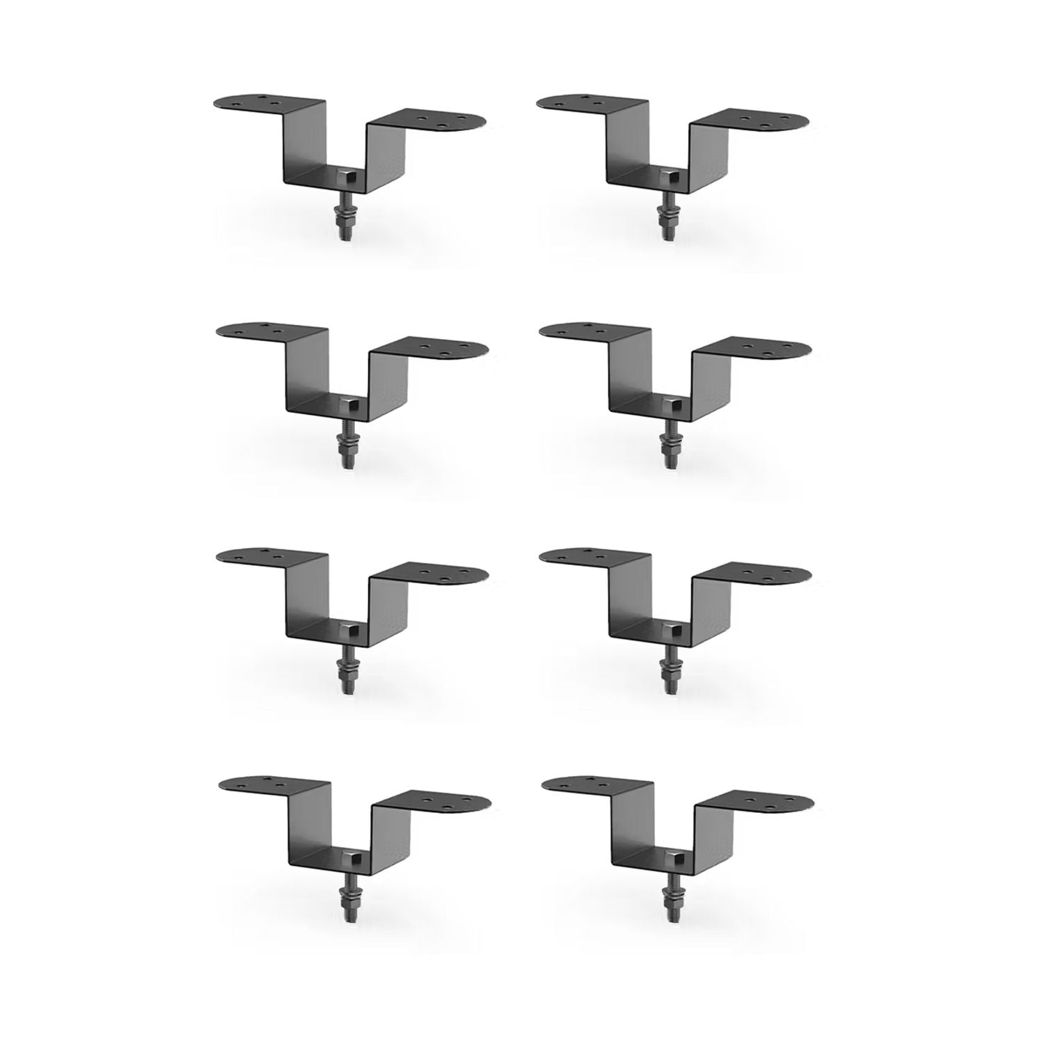 Stud Mount Light Bar Brackets (8 Pack)