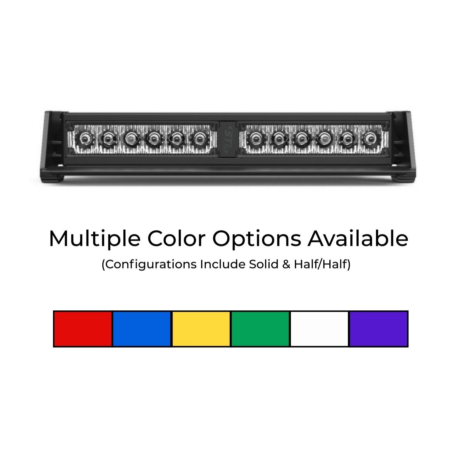 Striker-2 TIR 2-Head LED Dash Light Angle
