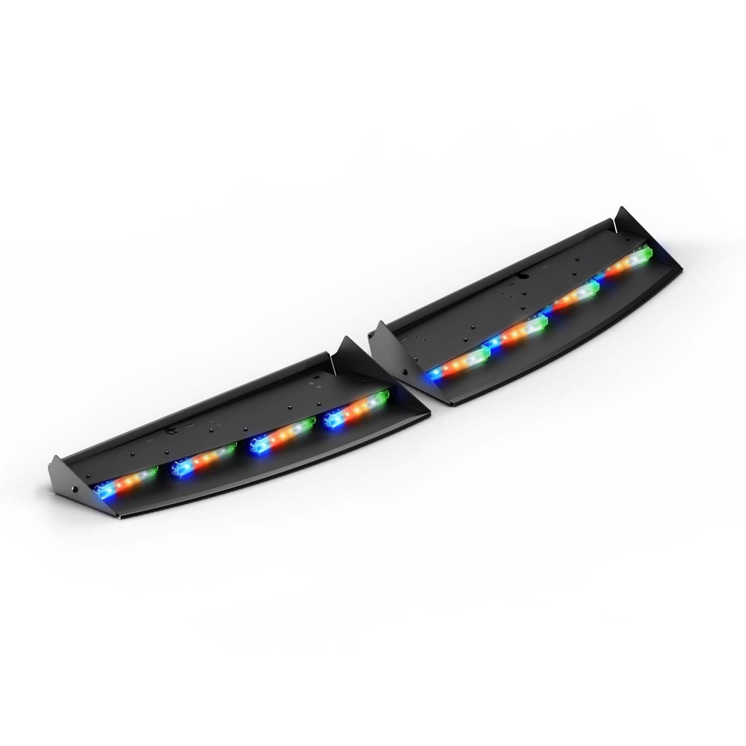 Feniex Quantum split visor light bar red blue amber white green